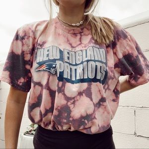 NFL New England Patriots Acid Washed Tee